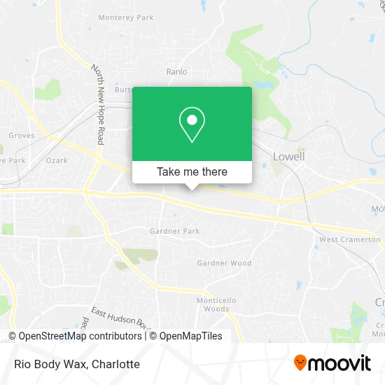 Rio Body Wax map
