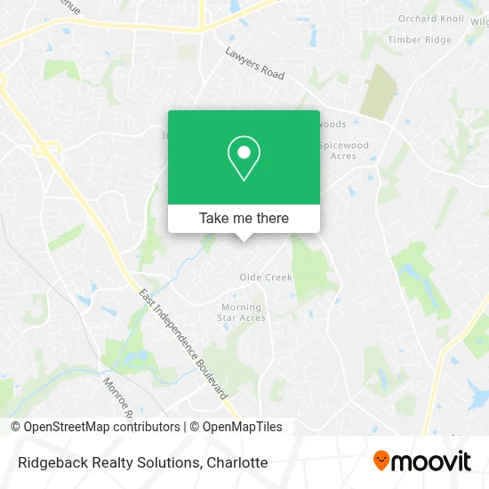 Ridgeback Realty Solutions map