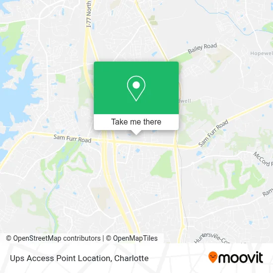 Ups Access Point Location map