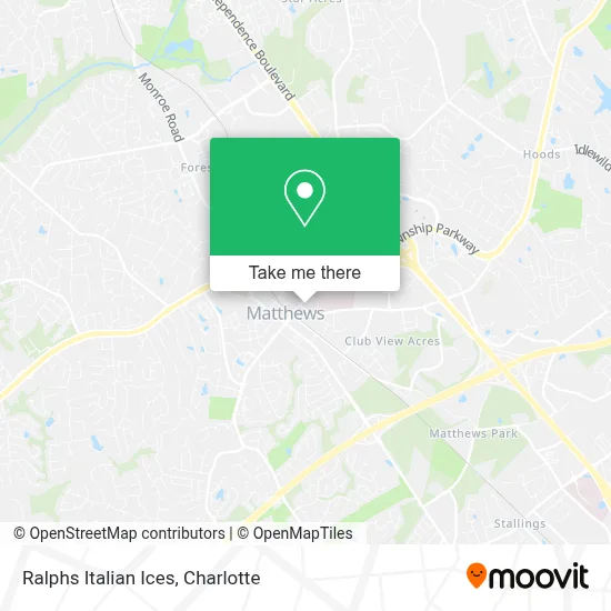 Ralphs Italian Ices map