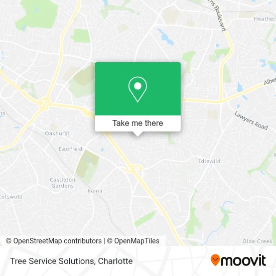 Tree Service Solutions map