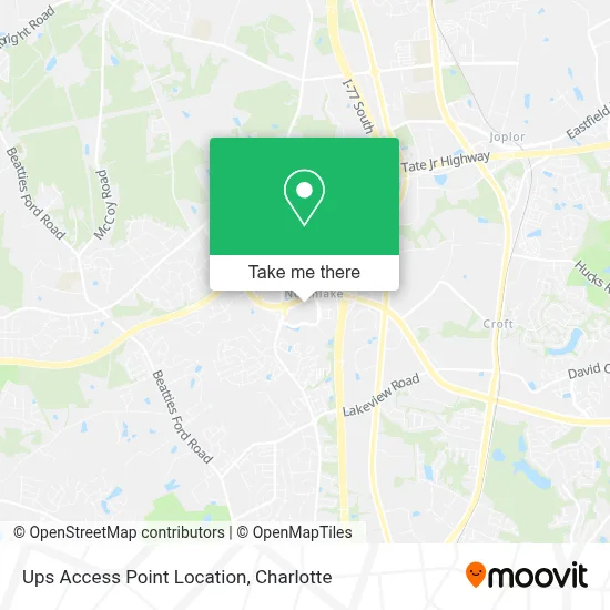 Ups Access Point Location map