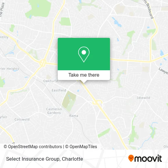 Select Insurance Group map