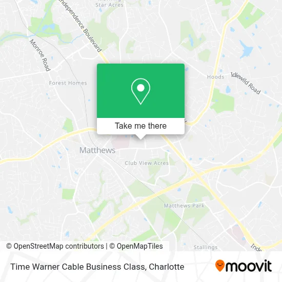 Time Warner Cable Business Class map