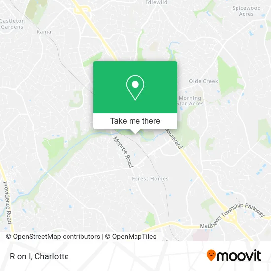 R on I map