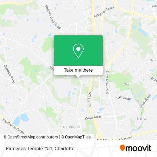 Rameses Temple #51 map
