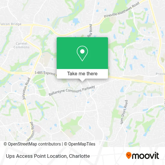 Ups Access Point Location map