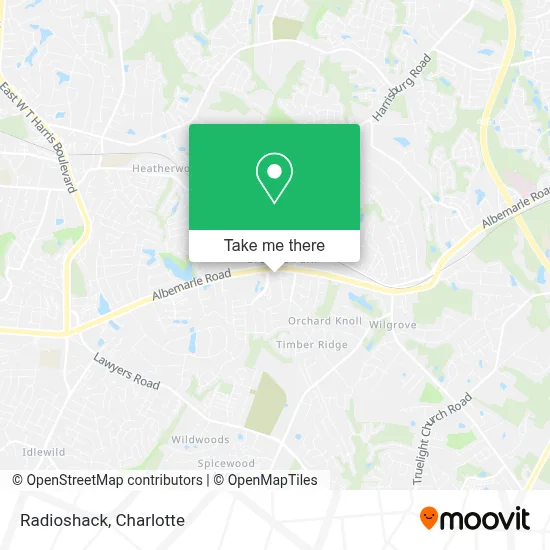 Radioshack map