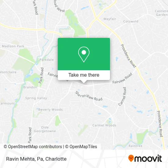 Ravin Mehta, Pa map