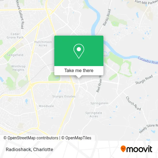 Radioshack map