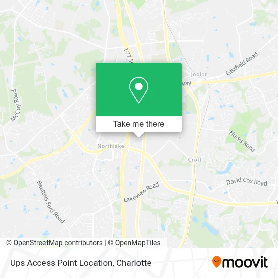 Ups Access Point Location map