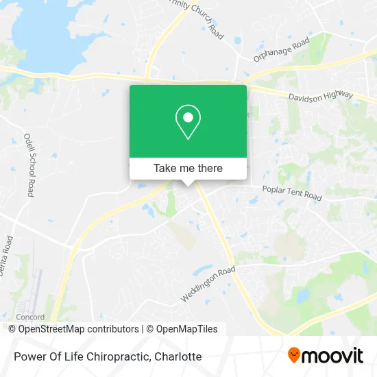Power Of Life Chiropractic map
