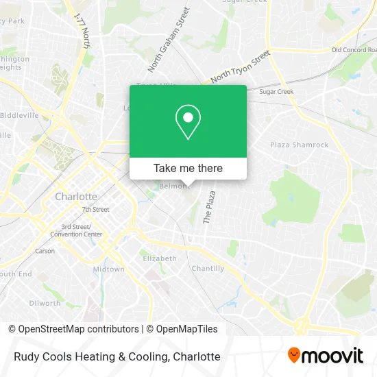 Rudy Cools Heating & Cooling map