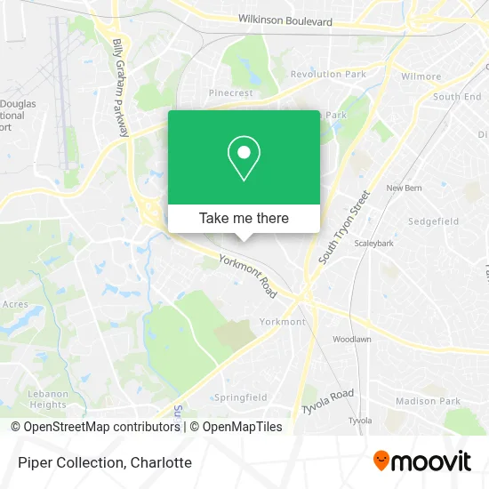 Piper Collection map
