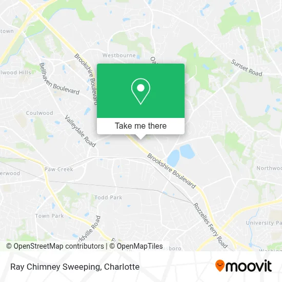 Ray Chimney Sweeping map