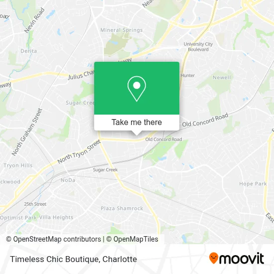 Timeless Chic Boutique map
