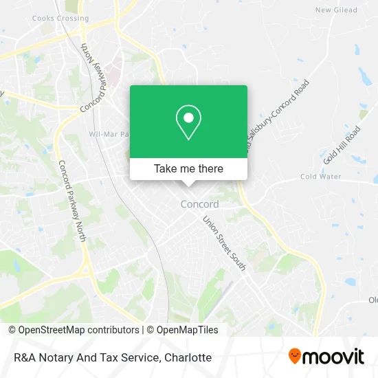 R&A Notary And Tax Service map