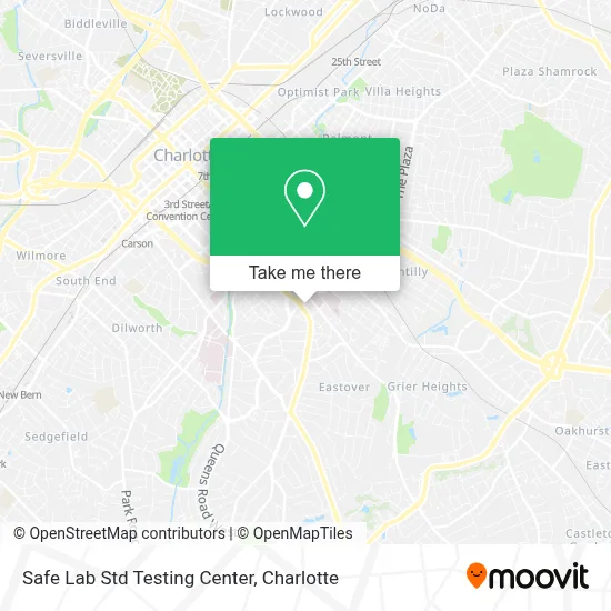 Safe Lab Std Testing Center map