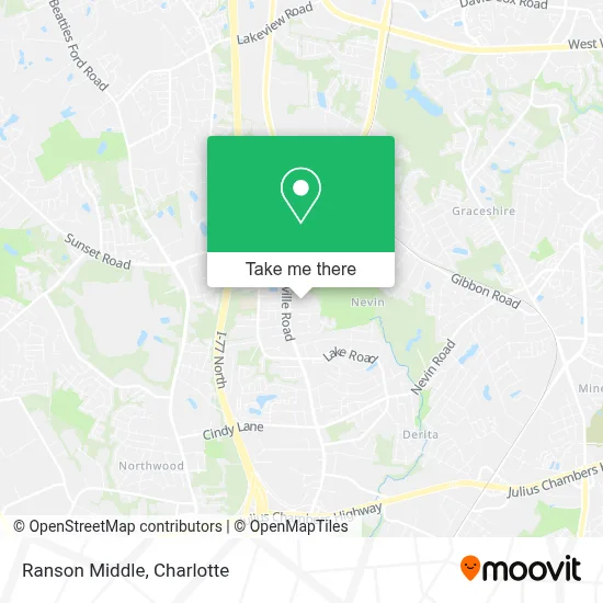 Ranson Middle map