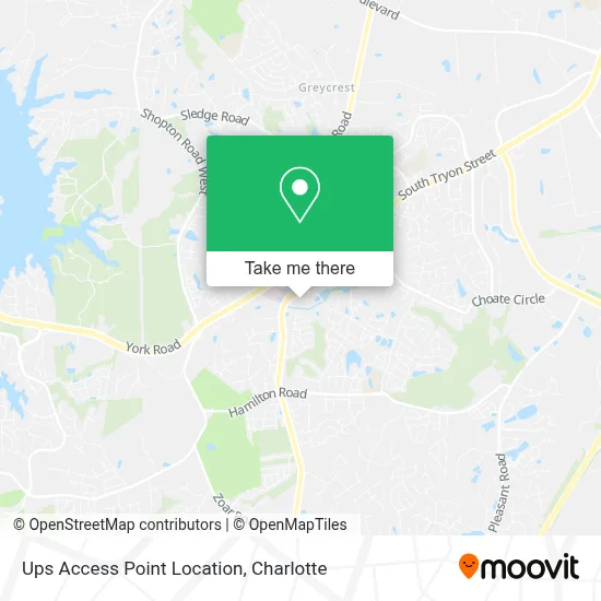 Ups Access Point Location map