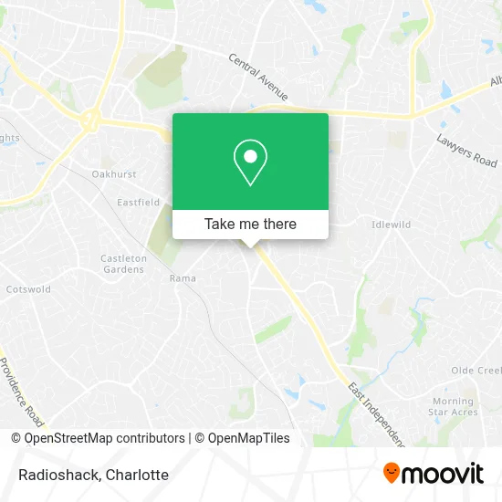 Radioshack map