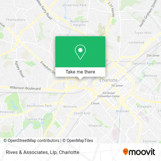 Rives & Associates, Llp map