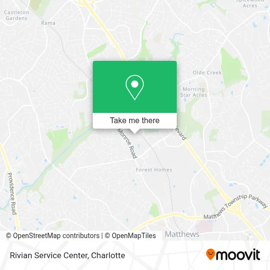 Rivian Service Center map