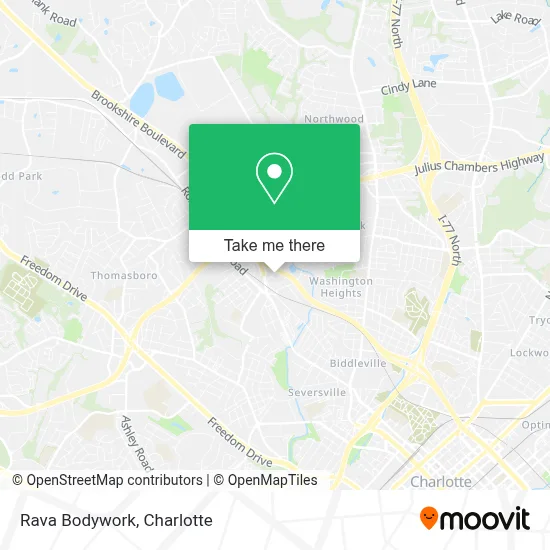 Rava Bodywork map
