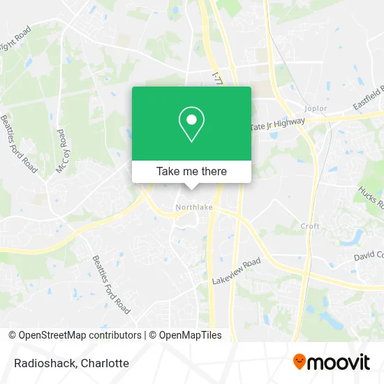 Radioshack map
