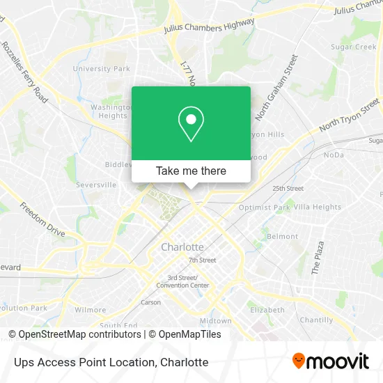 Ups Access Point Location map