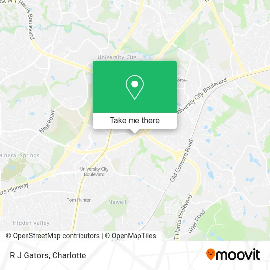R J Gators map