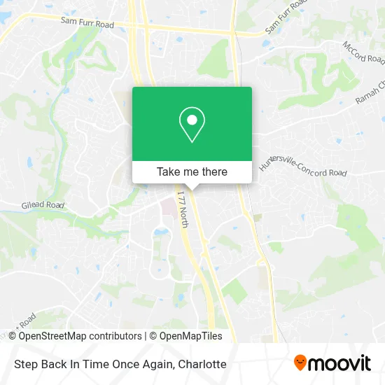 Step Back In Time Once Again map