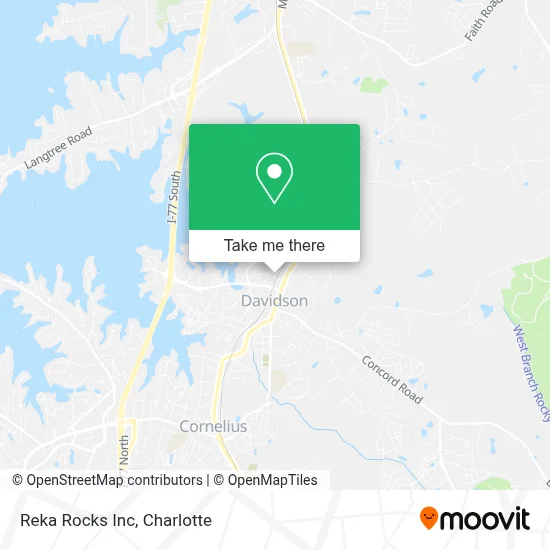 Reka Rocks Inc map