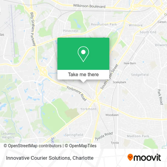 Innovative Courier Solutions map