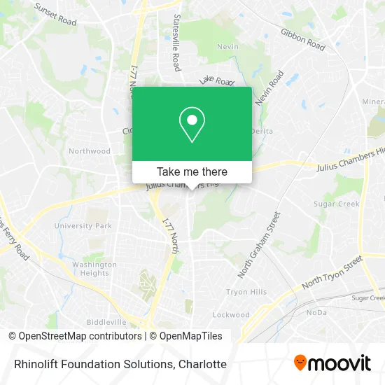 Rhinolift Foundation Solutions map