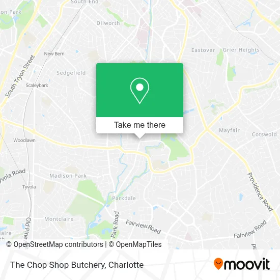 The Chop Shop Butchery map