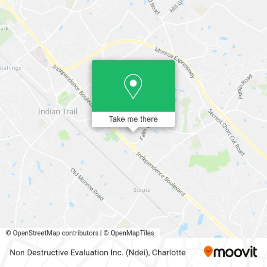 Non Destructive Evaluation Inc. (Ndei) map