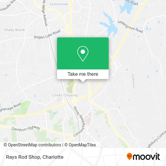 Rays Rod Shop map