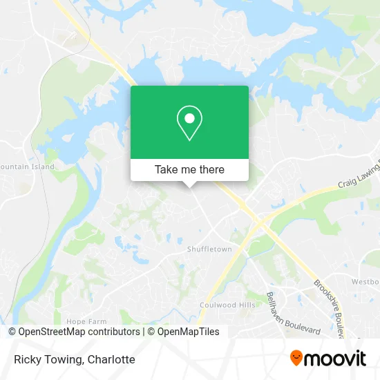 Ricky Towing map