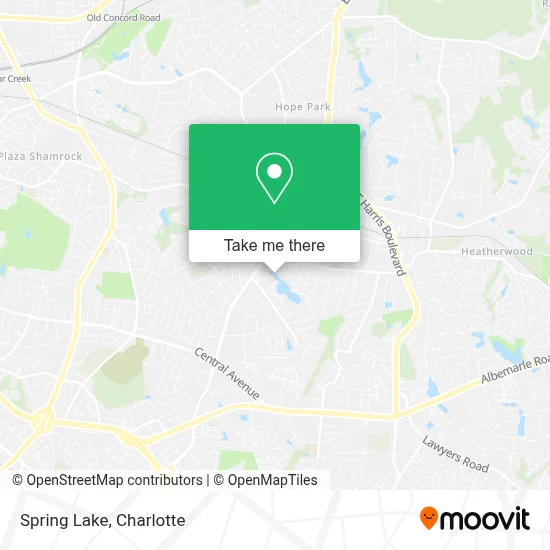 Spring Lake map