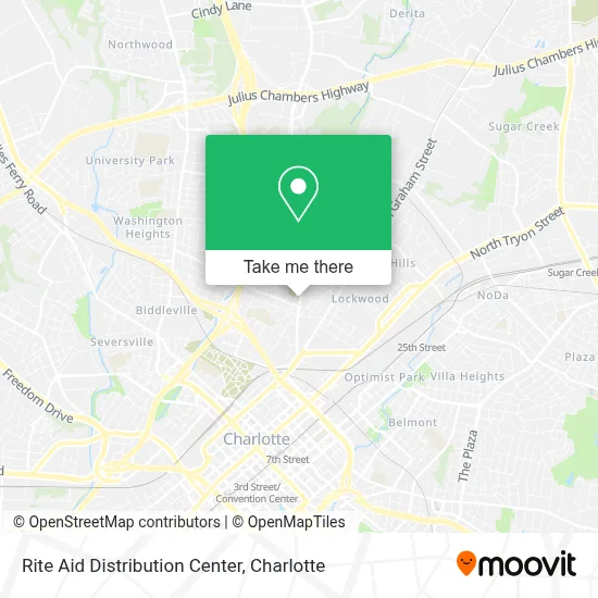 Rite Aid Distribution Center map