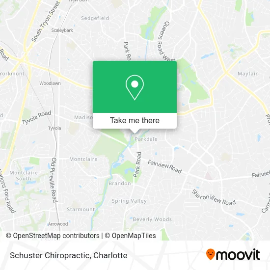 Schuster Chiropractic map