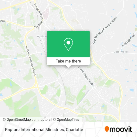 Rapture International Ministries map