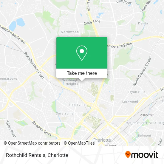 Rothchild Rentals map