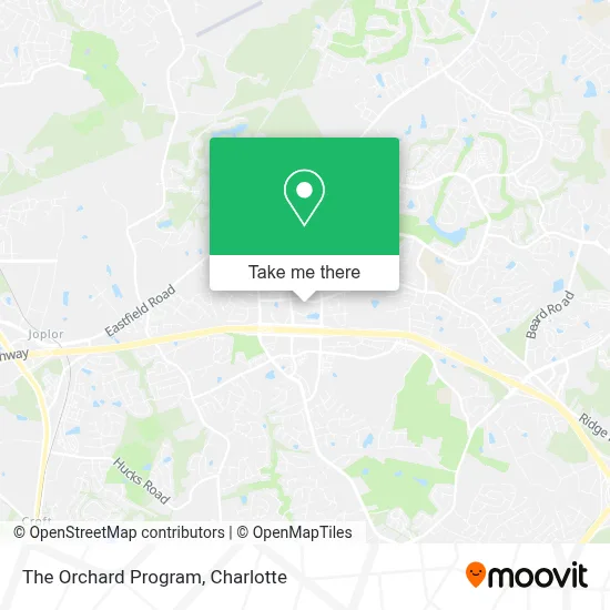 The Orchard Program map