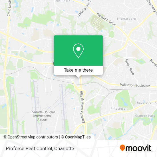 Proforce Pest Control map