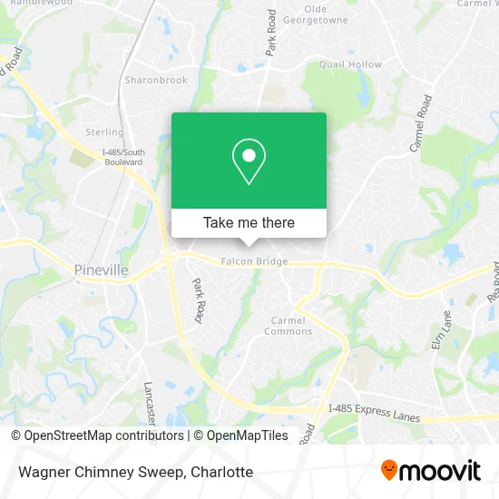 Wagner Chimney Sweep map