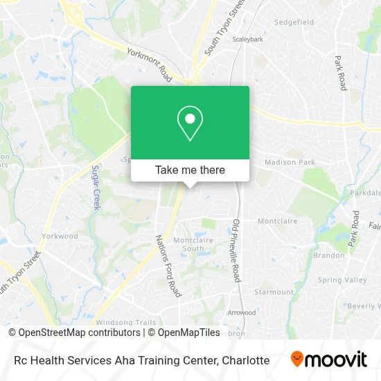 Rc Health Services Aha Training Center map