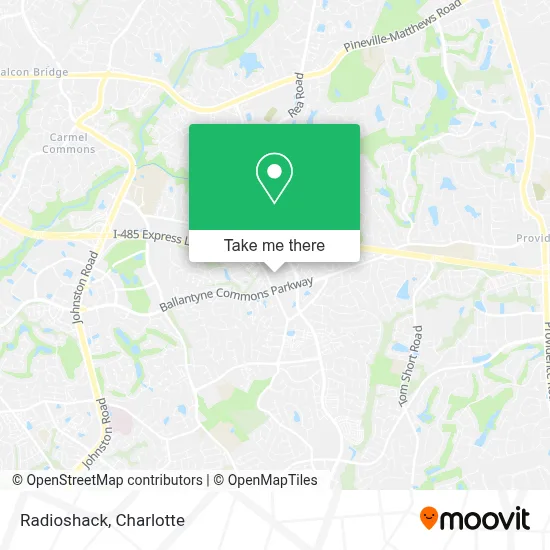 Radioshack map