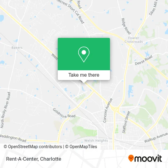 Rent-A-Center map